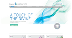 Desktop Screenshot of divinecosmetics.com.au
